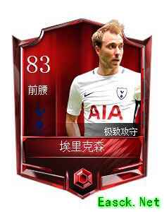 《FIFA足球世界》埃里克森属性图鉴