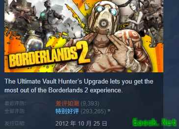 《无主之地2免费赠送引争议，玩家质疑新EULA数据条款》