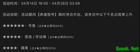 明日方舟：【奔崖怒号】卡池分析