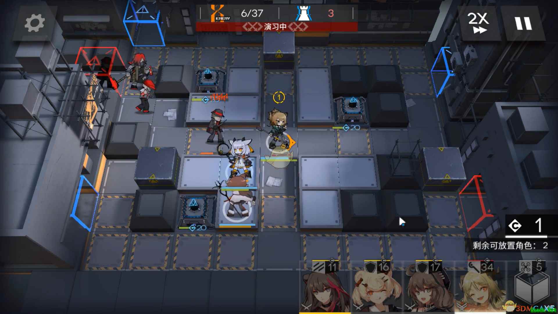 《明日方舟》「喧闹法则」CB-EX5低配通关攻略