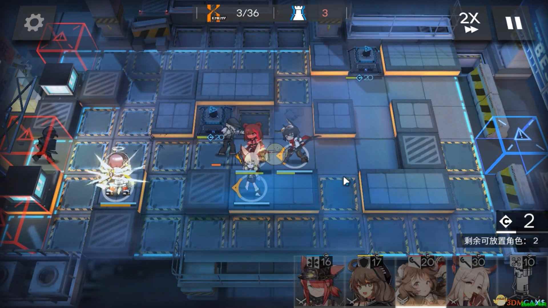 《明日方舟》「喧闹法则」CB-EX4低配通关攻略