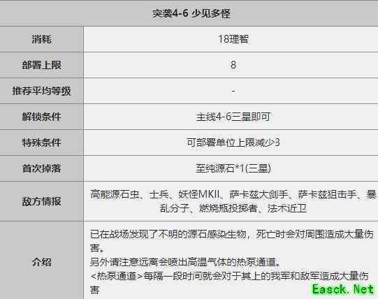 《明日方舟》突袭4-6关卡攻略