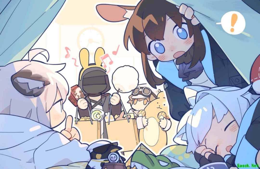 明日方舟：儿童节主题活动贺图公开 铃兰永远的神 小火龙是否算萝莉