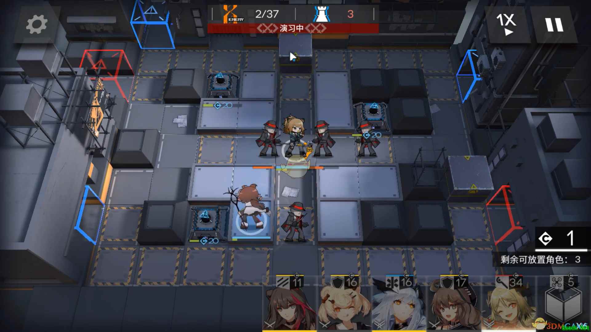 《明日方舟》「喧闹法则」CB-EX5低配通关攻略