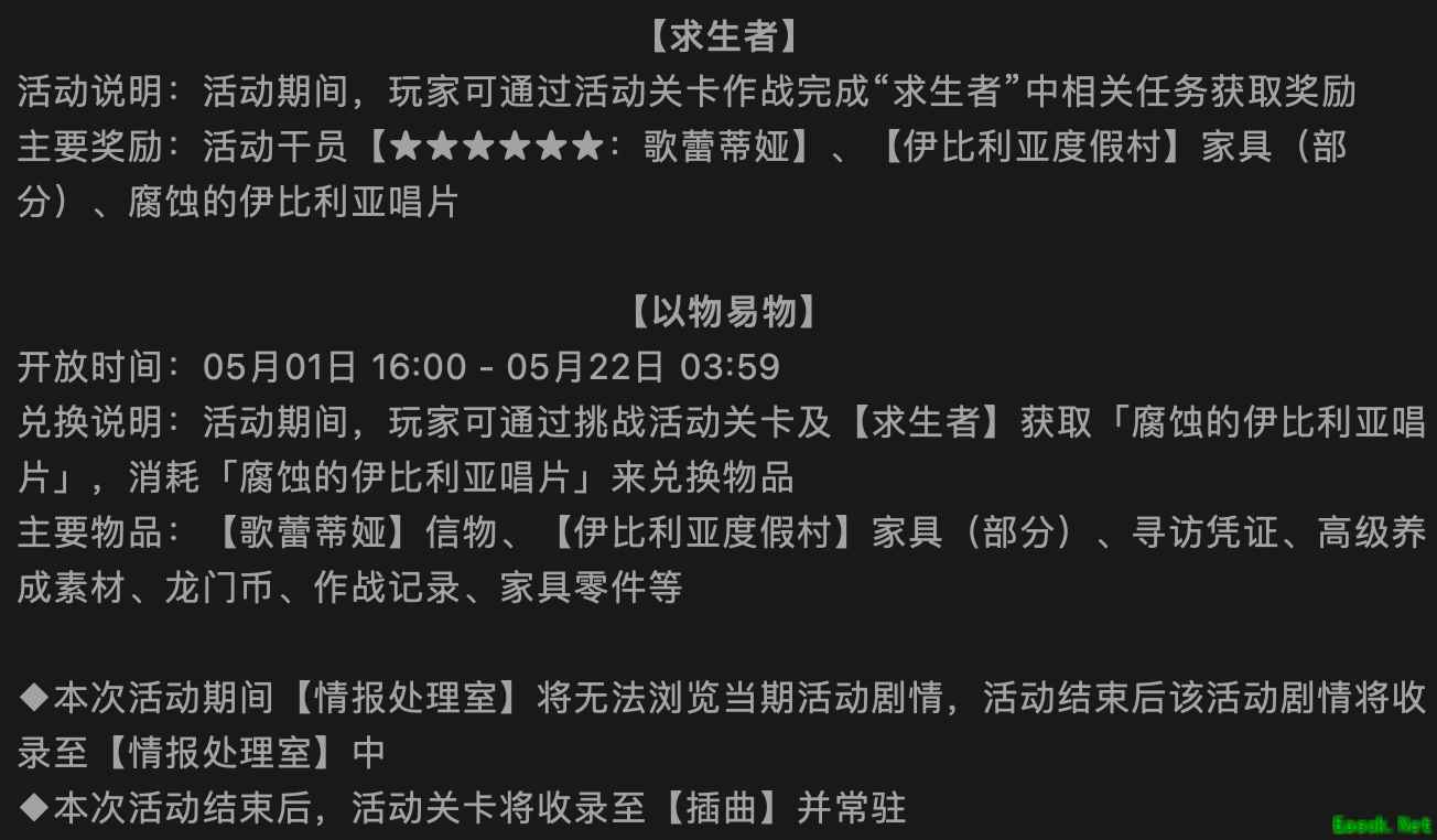明日方舟：二周年庆典十五项活动前瞻分析（part.1）