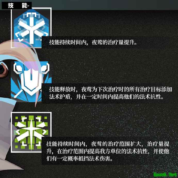 《明日方舟》医疗干员夜莺介绍