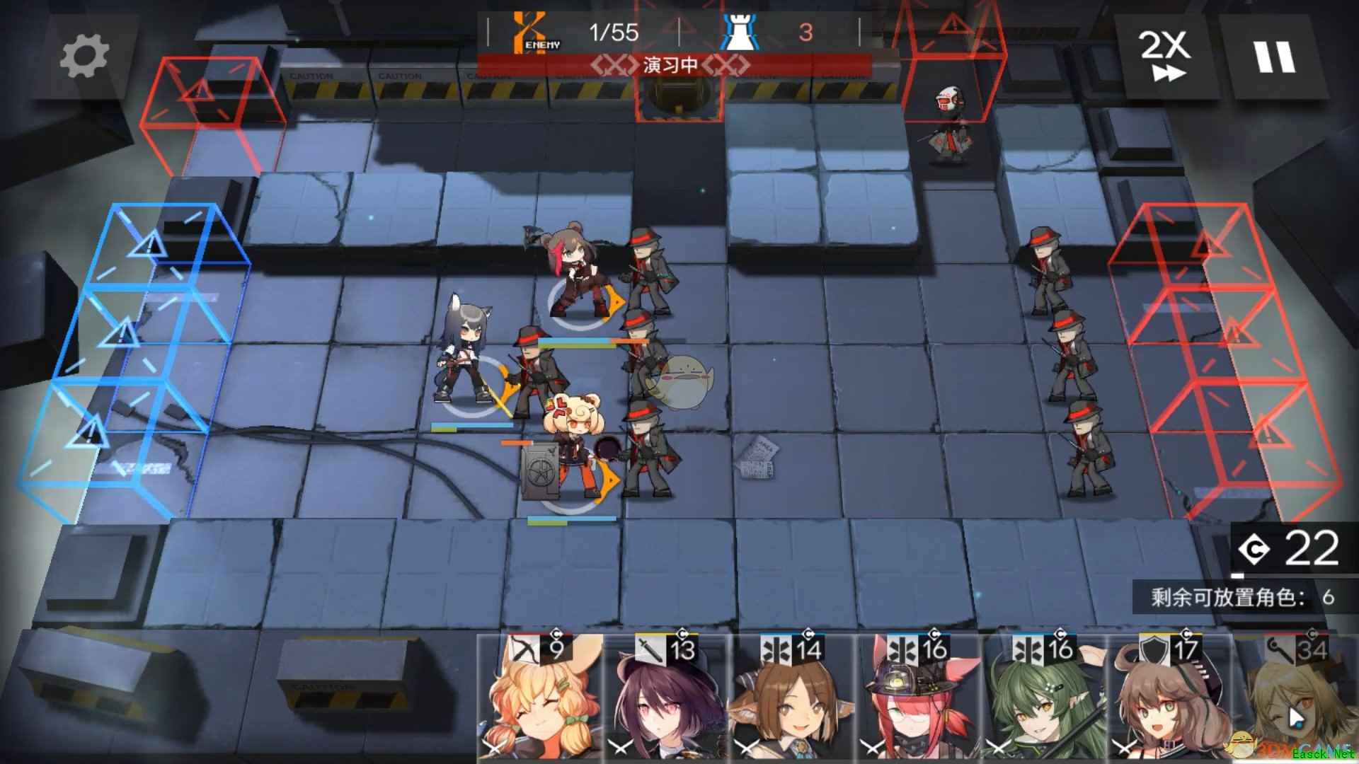 《明日方舟》「喧闹法则」CB-EX6低配通关攻略