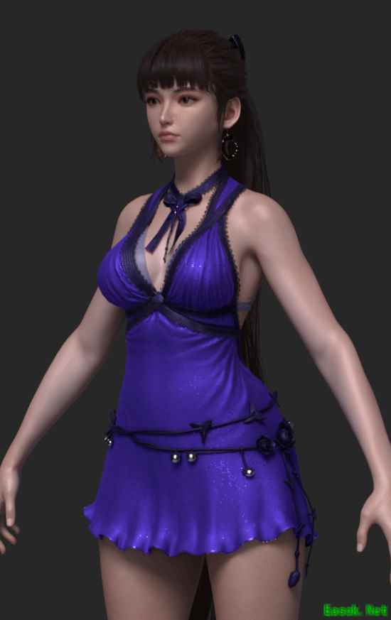 3D大神创作《剑星》新图：蒂法连衣裙上身成熟又妩媚