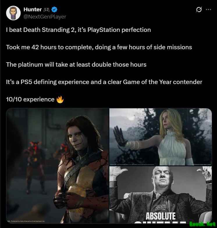 《死亡搁浅2正式发布，小岛秀夫再掀游戏革命》