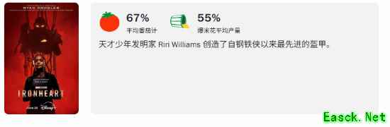 《钢铁之心》剧集上线,评价不佳