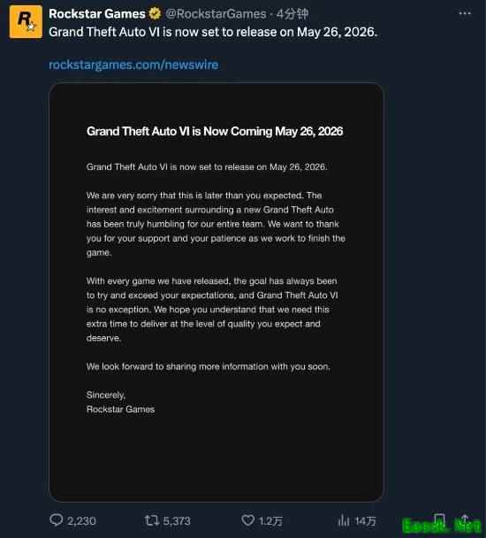 玩家热议如何为《GTA6》发售做准备：先活到那一天!