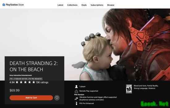 小岛工作室感谢PS玩家支持：《死搁2》获海量好评