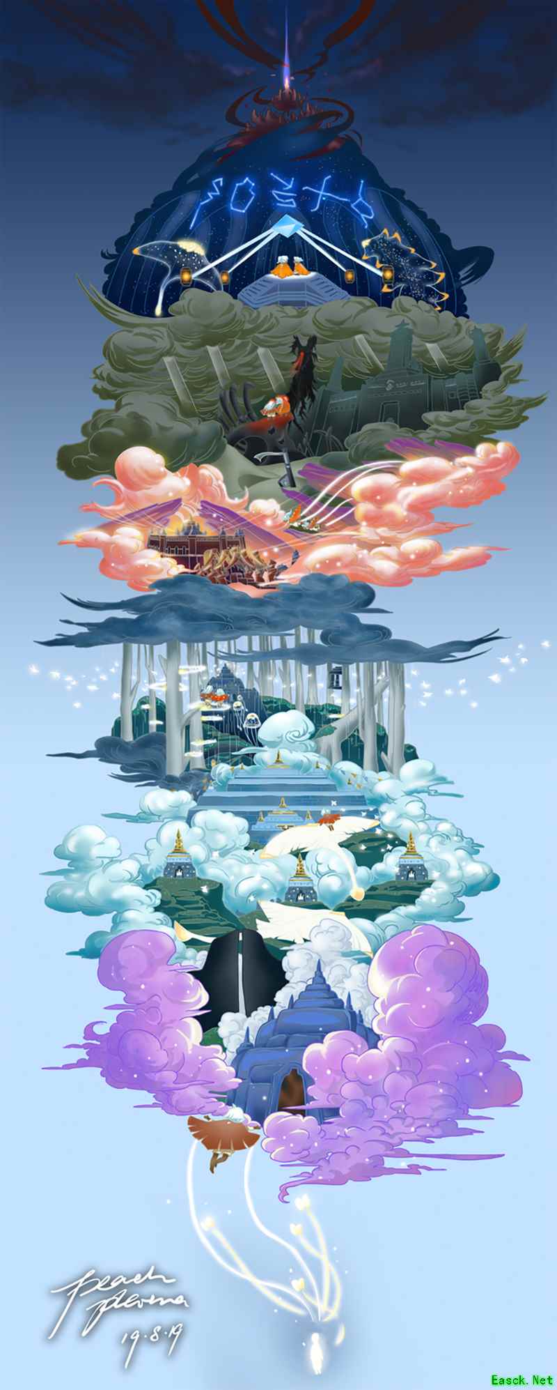 妙笔生花 《光·遇》博物馆精彩同人作品分享