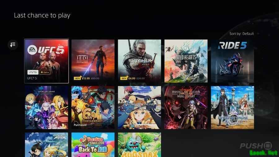 PS5会员游戏更新:8月多款热门游戏将下架