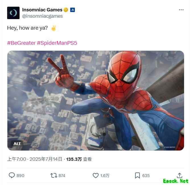 失眠组暗示蜘蛛侠或登陆Xbox,玩家热议期待