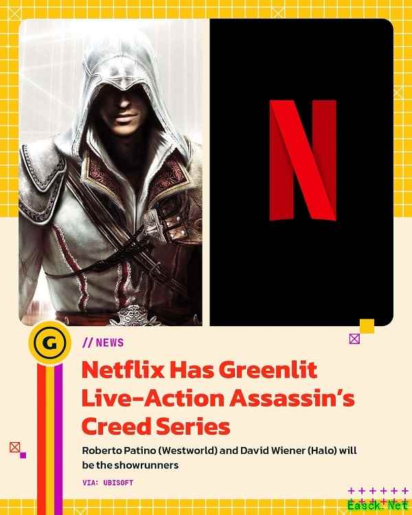 网飞投拍《刺客信条》剧集