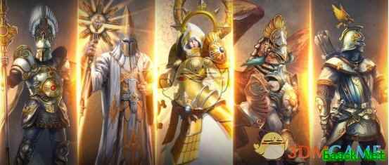 《魔法门之英雄无敌：王朝》圣堂兵种集结展示