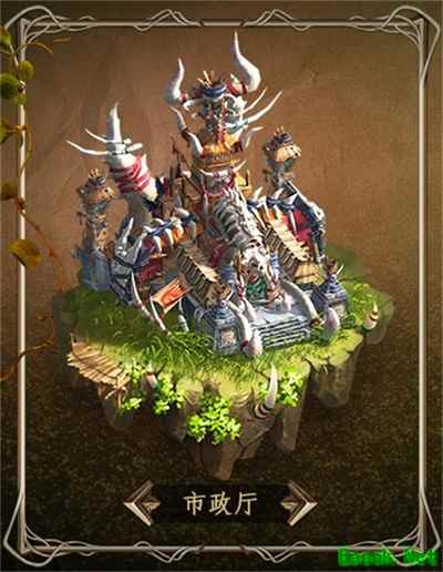 粗犷废土 游牧荒野 《魔法门之英雄无敌：王朝》据点主城建筑赏析 