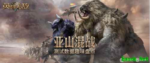 亚山混战《魔法门之英雄无敌：王朝》测试数据趣味盘点