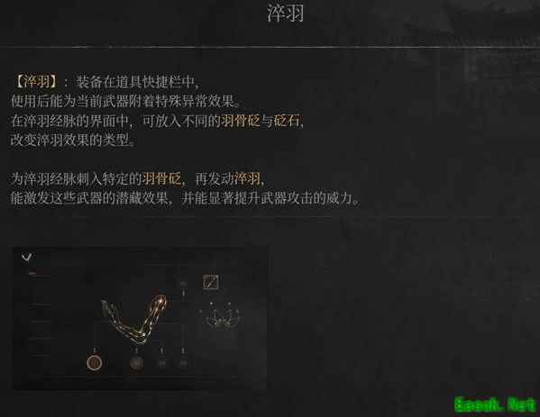 明末渊虚之羽中淬羽是什么