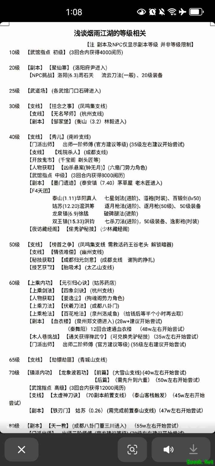 烟雨江湖首日40级平民微氪攻略
