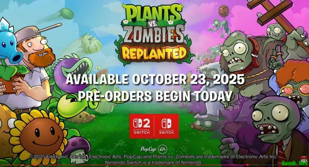 植物大战僵尸重制版Replanted官宣登陆Switch平台