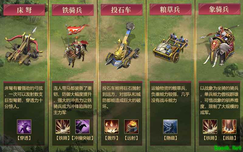 34大兵种！战争SLG《梦想帝王手游》兵种专属技能曝光