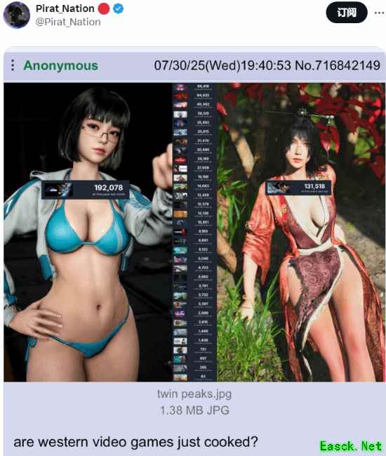 中韩游戏热度飙升，西方大厂遇冷：觉醒文化争议持续发酵