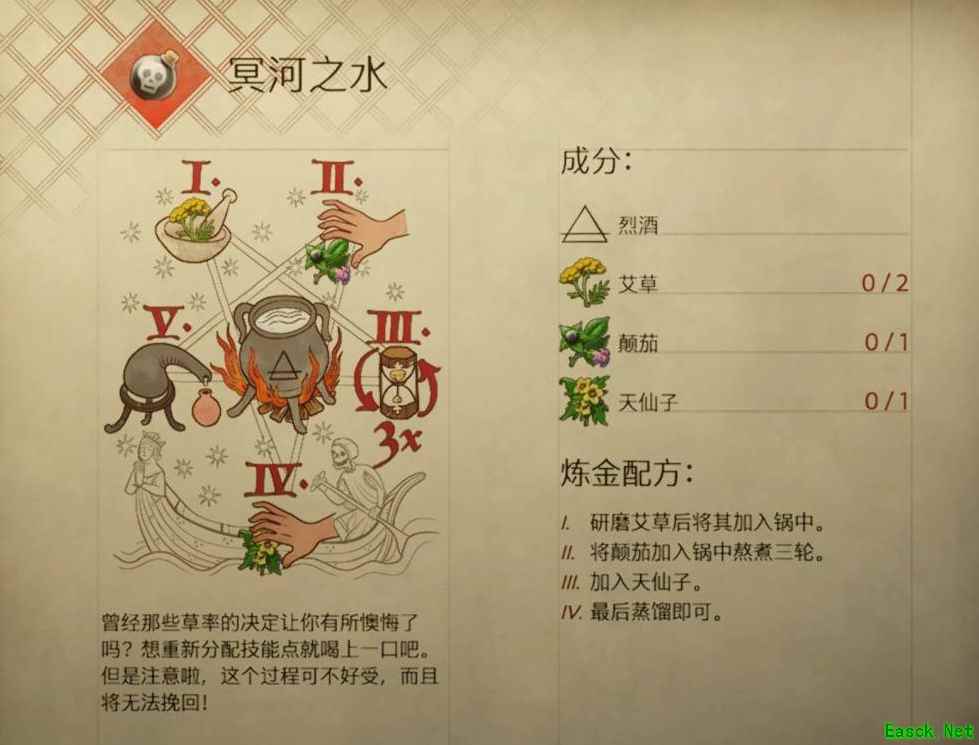 天国拯救2冥河之水药剂怎么制作