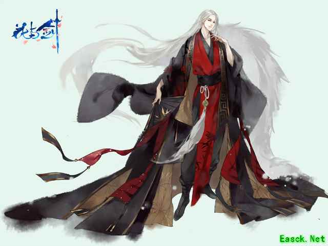 玄袍红袖折扇摇 花与剑“诡才”公子魅惊艳首曝