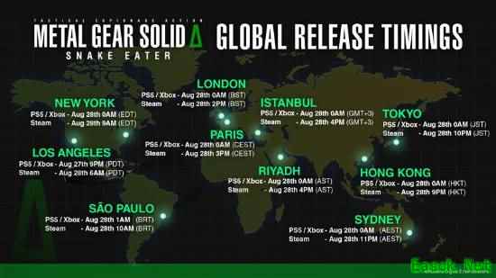 科乐美公布合金装备3重制版全球解锁时间及数字豪华版特权