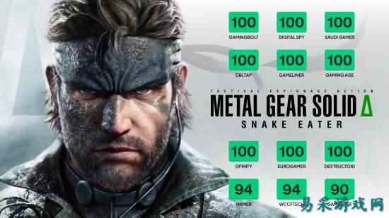 9个满分！《合金装备3RE》晒高分赞誉图