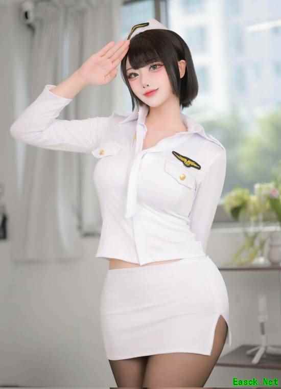 韩国Coser Yasal机长造型帅气,Cosplay作品展专业实力