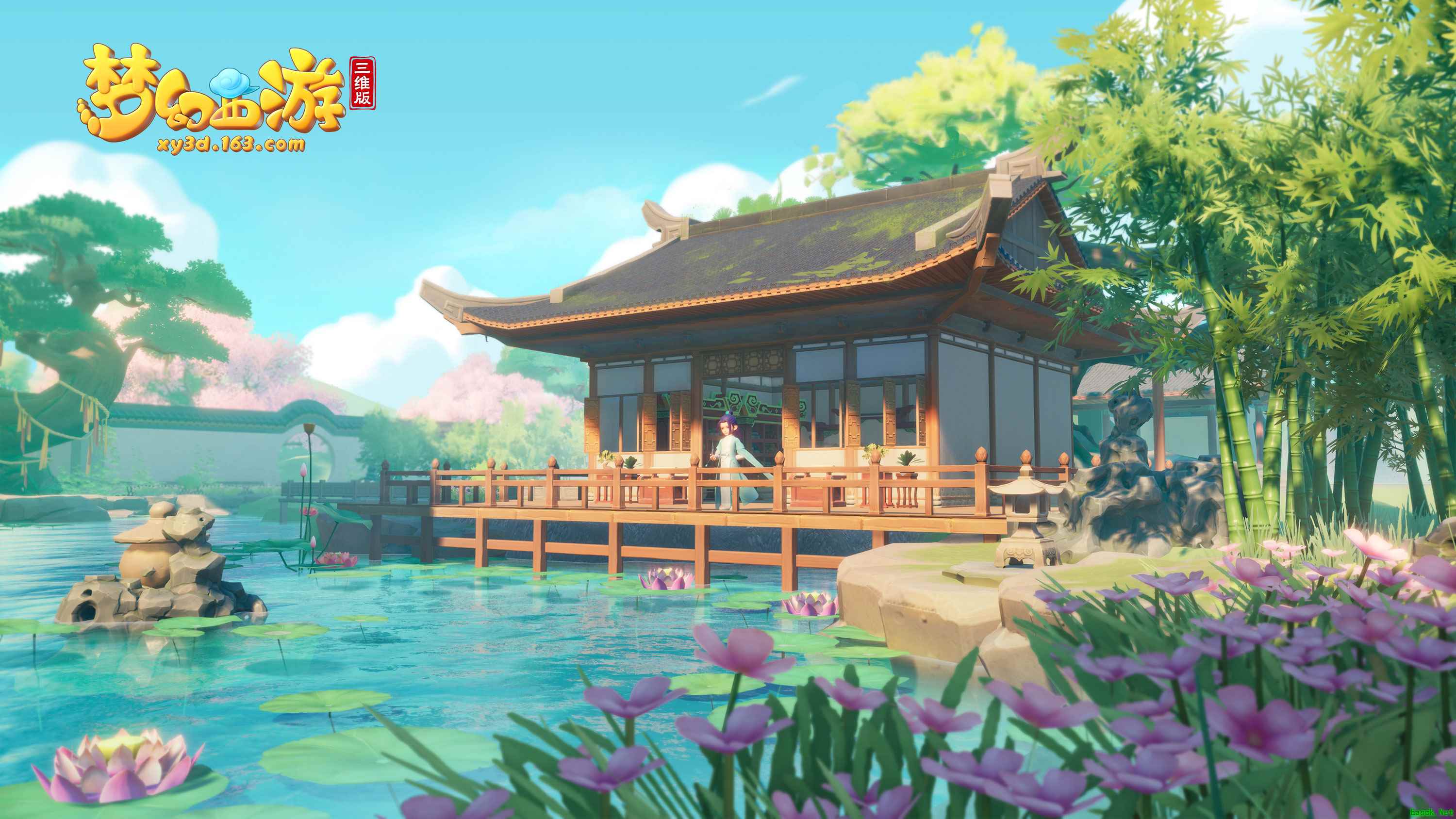 《梦幻西游三维版》家园玩法今日全服上线,快来随心建造专属家园