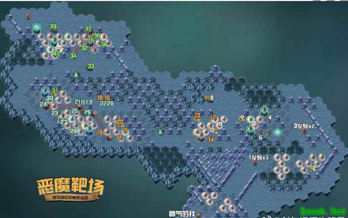《剑与远征》奇境探险恶魔靶场路线图攻略
