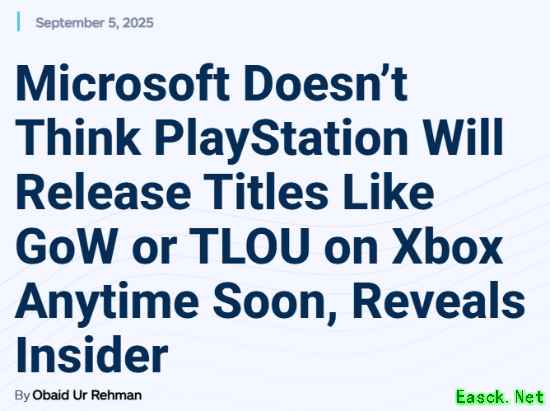 核心IP不能动!曝PS短期内不会将战神美末等移植Xbox