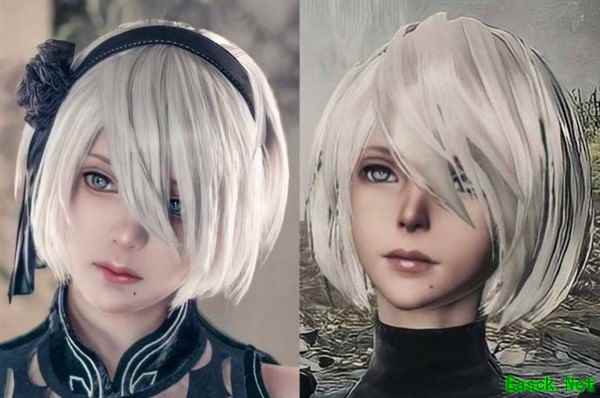 日本coser高还原2B角色，神秘气质引发热议