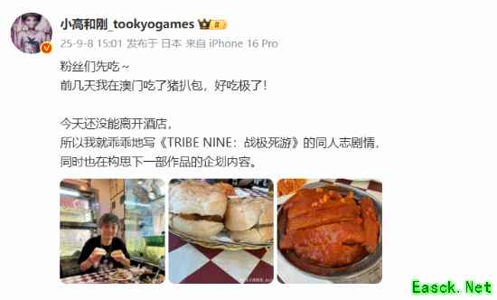 小高和刚分享近况:专注同人志与新企划,新作定价引热议