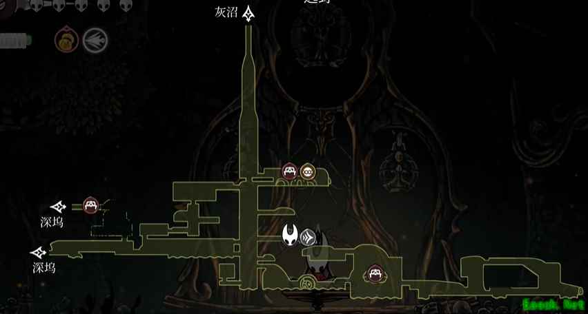 空洞骑士丝之歌钟心镇地图位置介绍