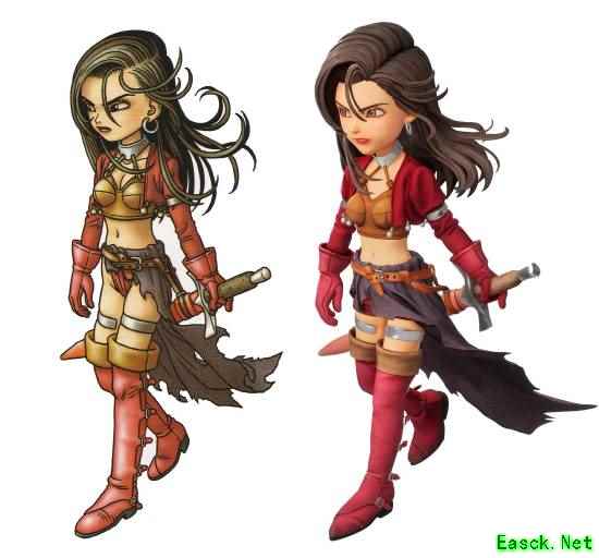 《DQ7RE》女角色设计改保守 玩家直言不如鸟山明