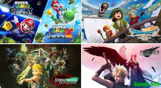 任天堂直面会公布多款Switch 2平台游戏发售信息及容量预览