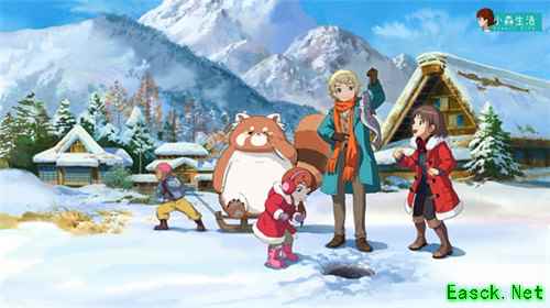 《小森生活》冬季旅行攻略 享雪景泡温泉