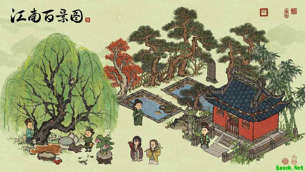 国风手游《江南百景图》迎春更新!春风又绿江南岸