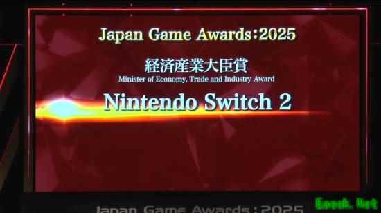 任天堂Switch2荣获日本游戏大奖：经济产业大臣奖