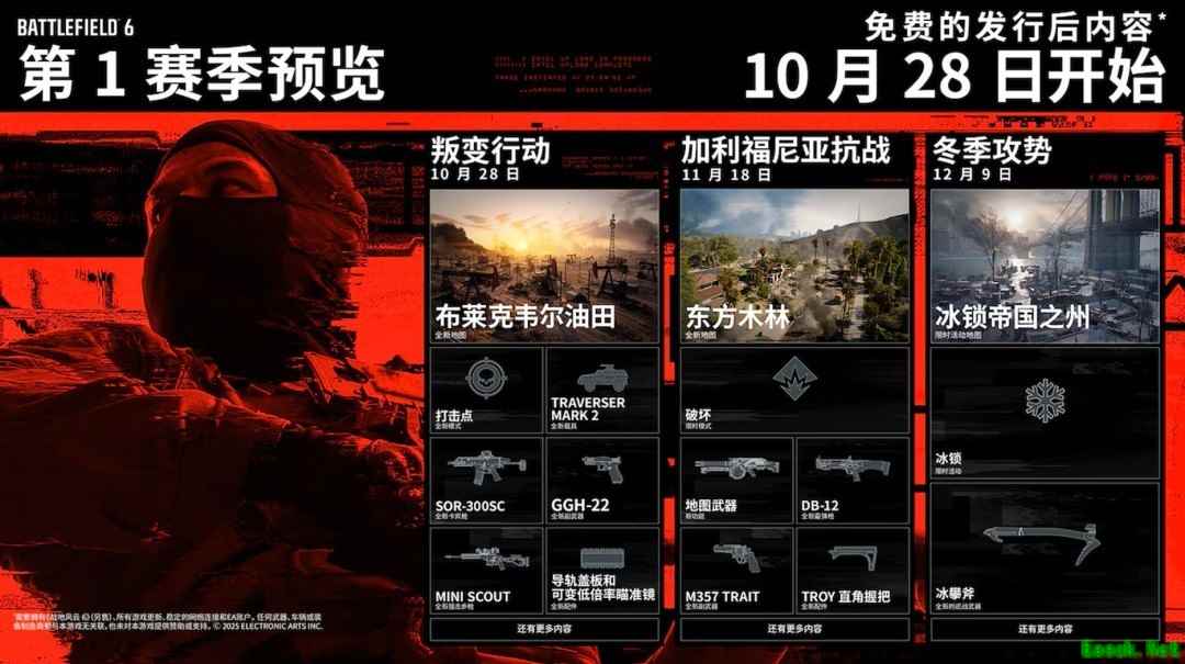 战地6首度大更新：三阶段赛季内容曝光