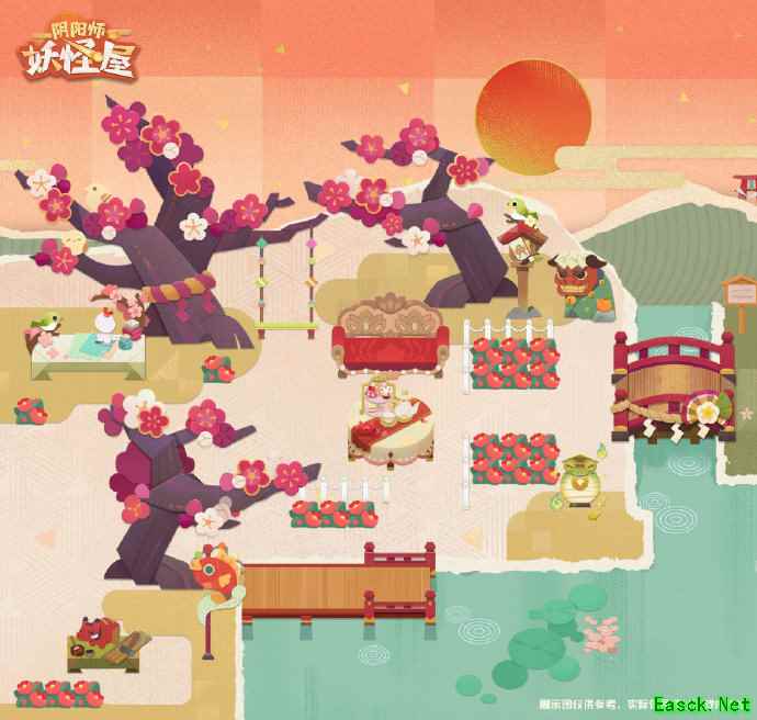 庭院焕然一新！—《阴阳师：妖怪屋》春日限定主题家具全面上新！