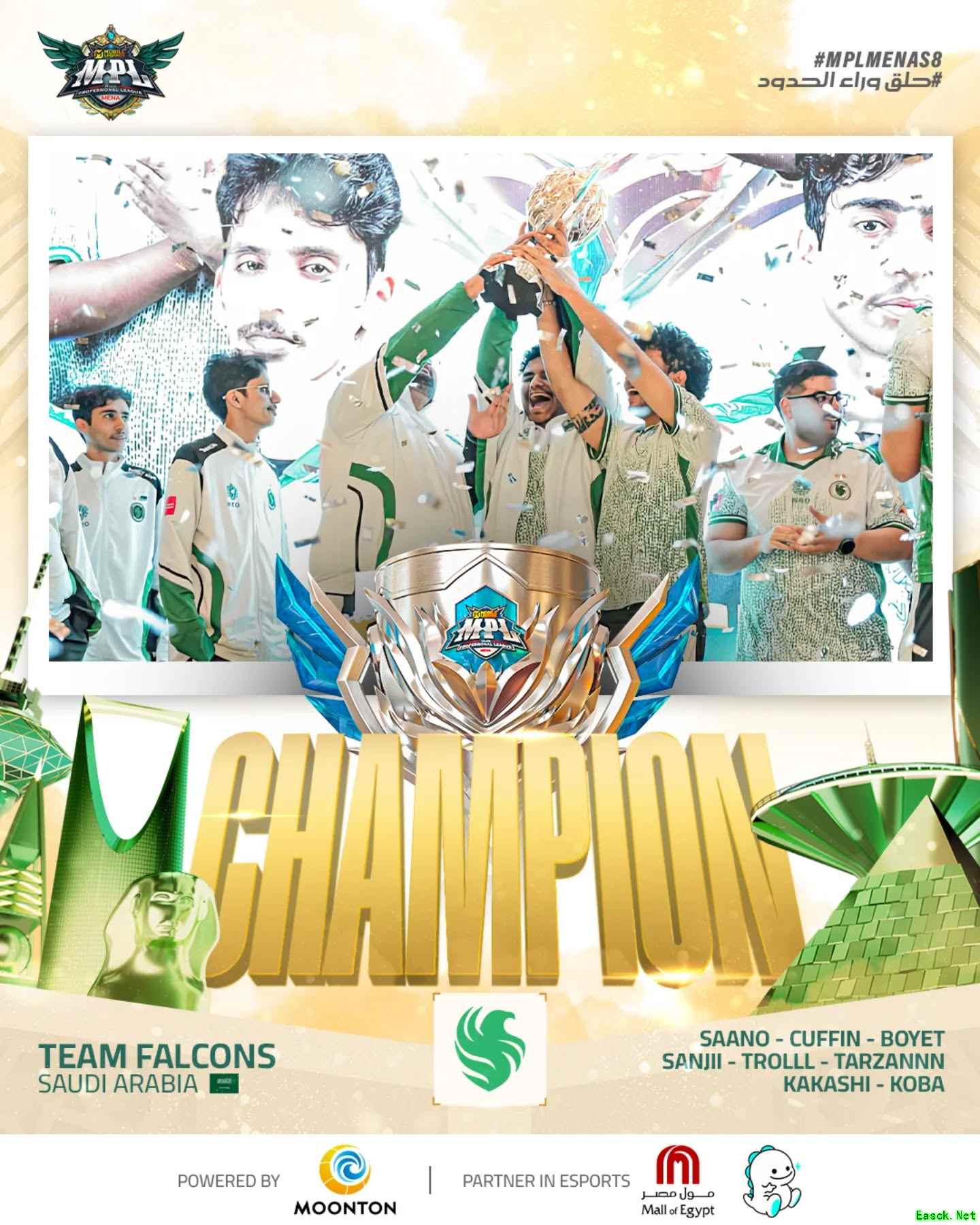 决胜巅峰中东北非职业联赛首次亮相埃及开罗,诞生首支M7正赛队伍