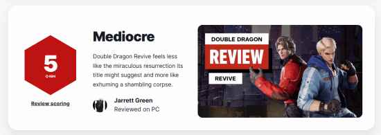 《双截龙再临》IGN5分：一具蹒跚的僵尸