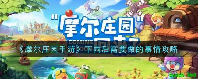 《摩尔庄园手游》下雨后需要做的事情攻略