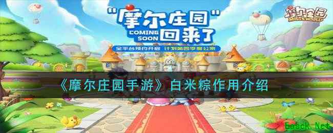 《摩尔庄园手游》白米粽作用介绍